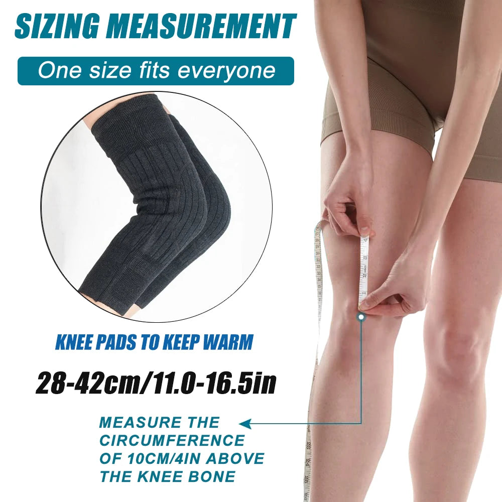 Premium Knee Warmers (2 Pcs) – Free Size | Hot & Comfortable | Winter Essential